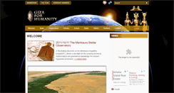 Desktop Screenshot of gizaforhumanity.org